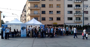 Public health action during World Brain Day in Croatia.
