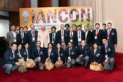 Figure 3. A group of attendees at the Indian Academy of Neurology Conference November 2014 in Chandigarh. 