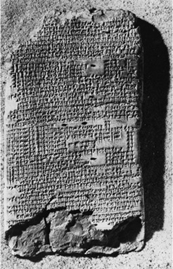  A Babylonian cuneiform text on epilepsy. Obverse of BM47753 in the British Museum.