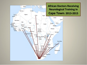 Figure 2. African neurologists trained in Cape Town, South Africa.